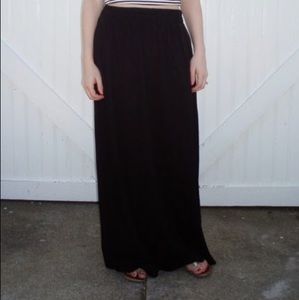 Long Black Skirt
